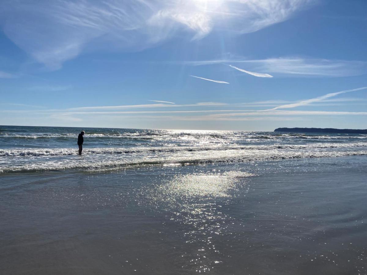 Luxus-Maisonette Fuer Die Grosse Familie Mit Direktem Strandzugang Binz Esterno foto